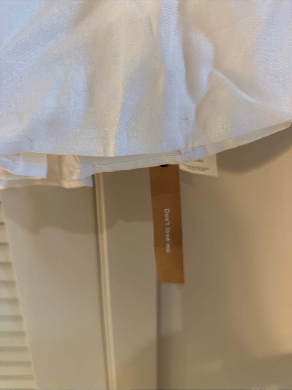 Reformation Malvina Linen Dress White Puff Sleeve Square Neck Mini 10 - Picture 5 of 7
